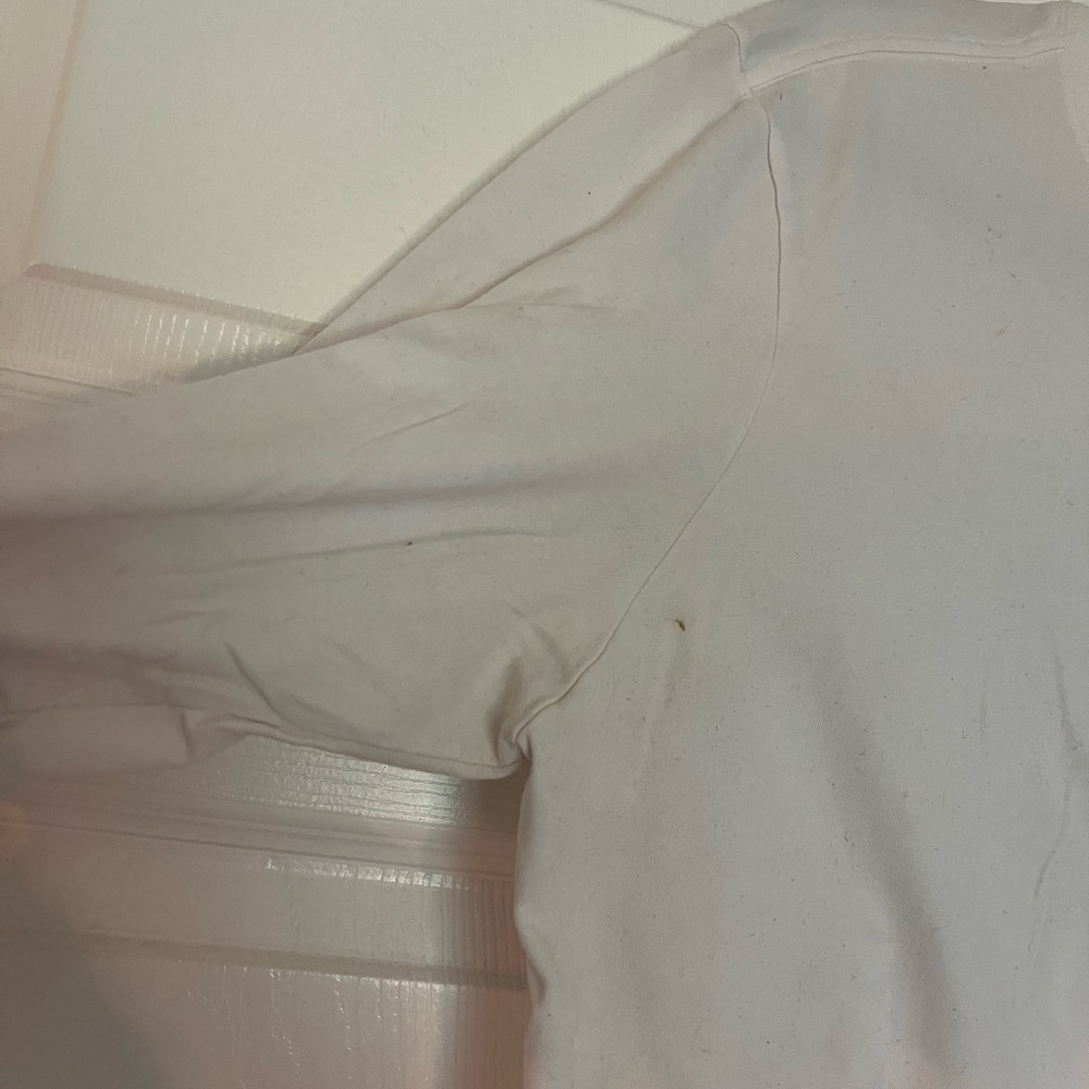 Nike White Long Sleeve Tee with Palm Logo - Picture 4 of 8